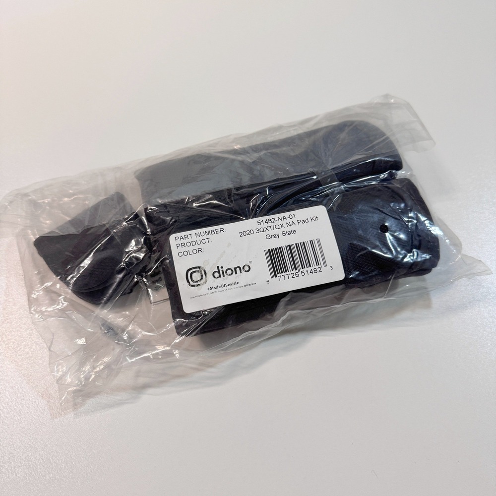 Diono Pad Kit OS Gray Slate 2020 3QXT/QX NA 51482-NA-01 Harness Covers